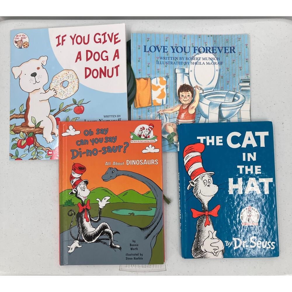Bundle Paperback Hardcover Dr. Seuss If You Give Love You Forever Picture Books